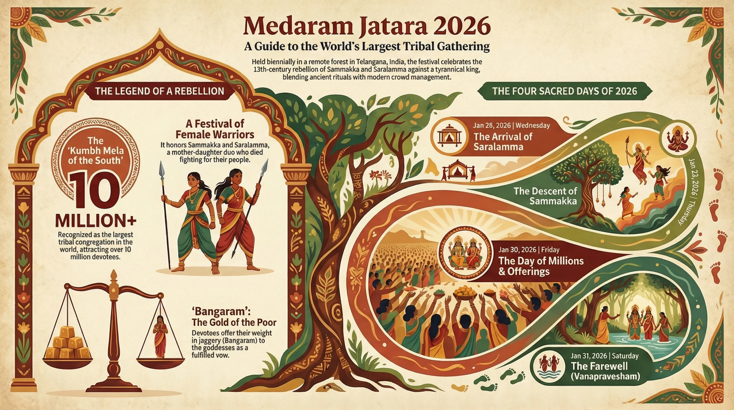 Medaram Jatara 2026: The Ultimate Guide to the Tribal Pilgrimage