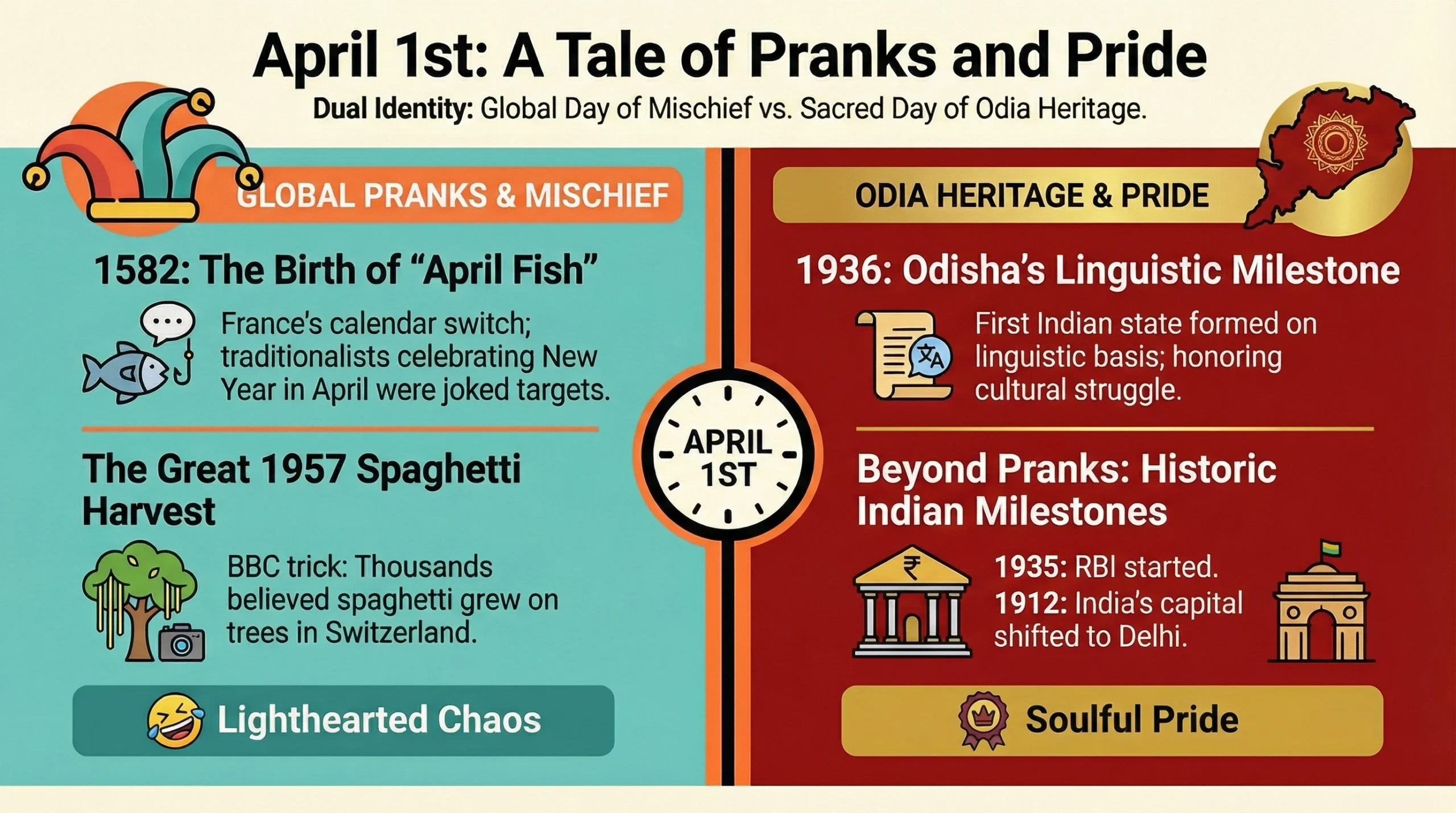 April 1st Unveiled: The Ultimate Guide to April Fool's Day & Odisha Day (Utkal Divas)