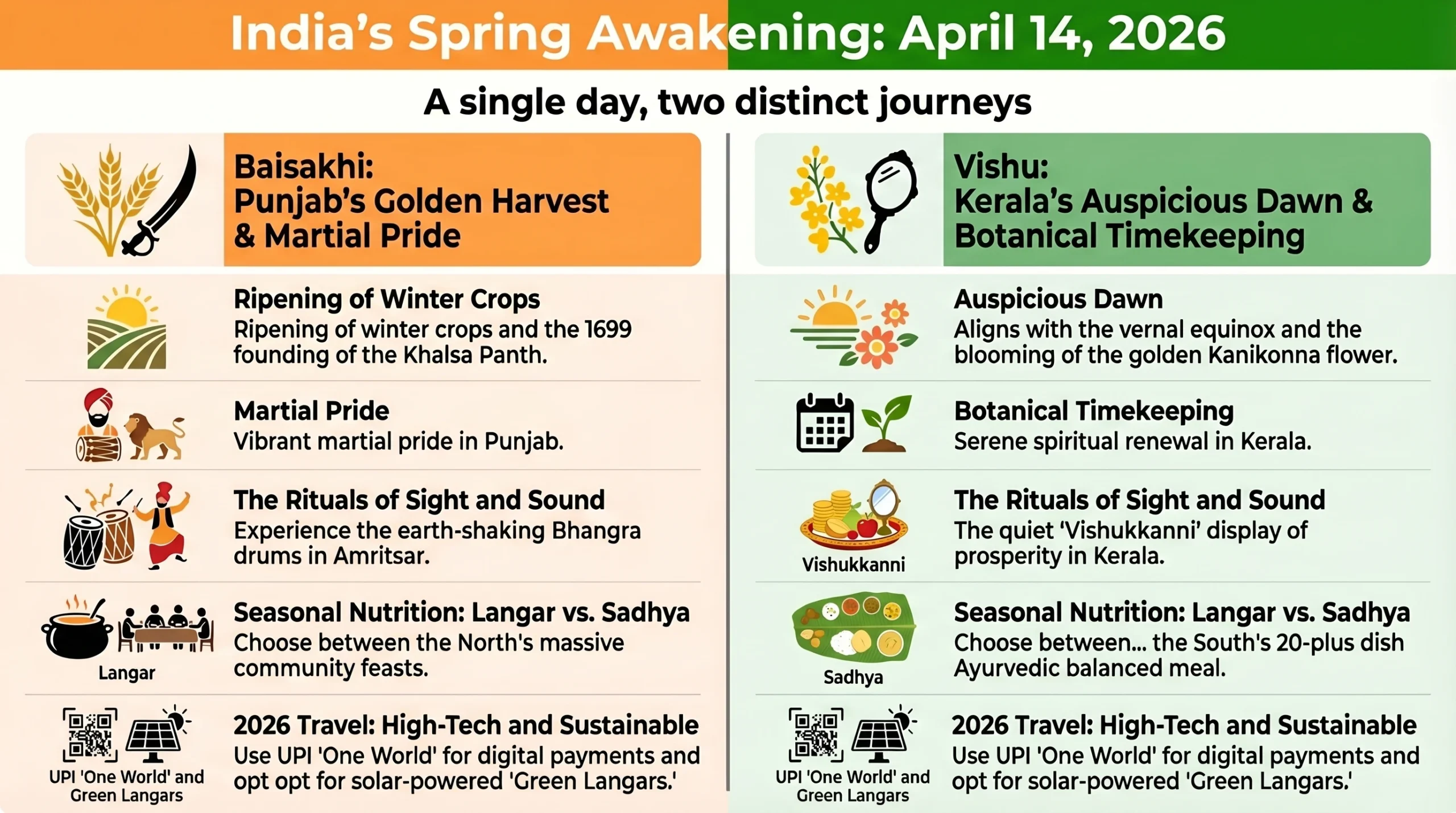 Baisakhi and Vishu 2026: A Complete Cultural Travel Guide to India’s Spring Festivals